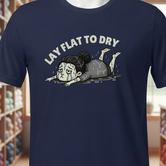 Lay Flat to Dry Woman T-Shirt Navy t-shirt