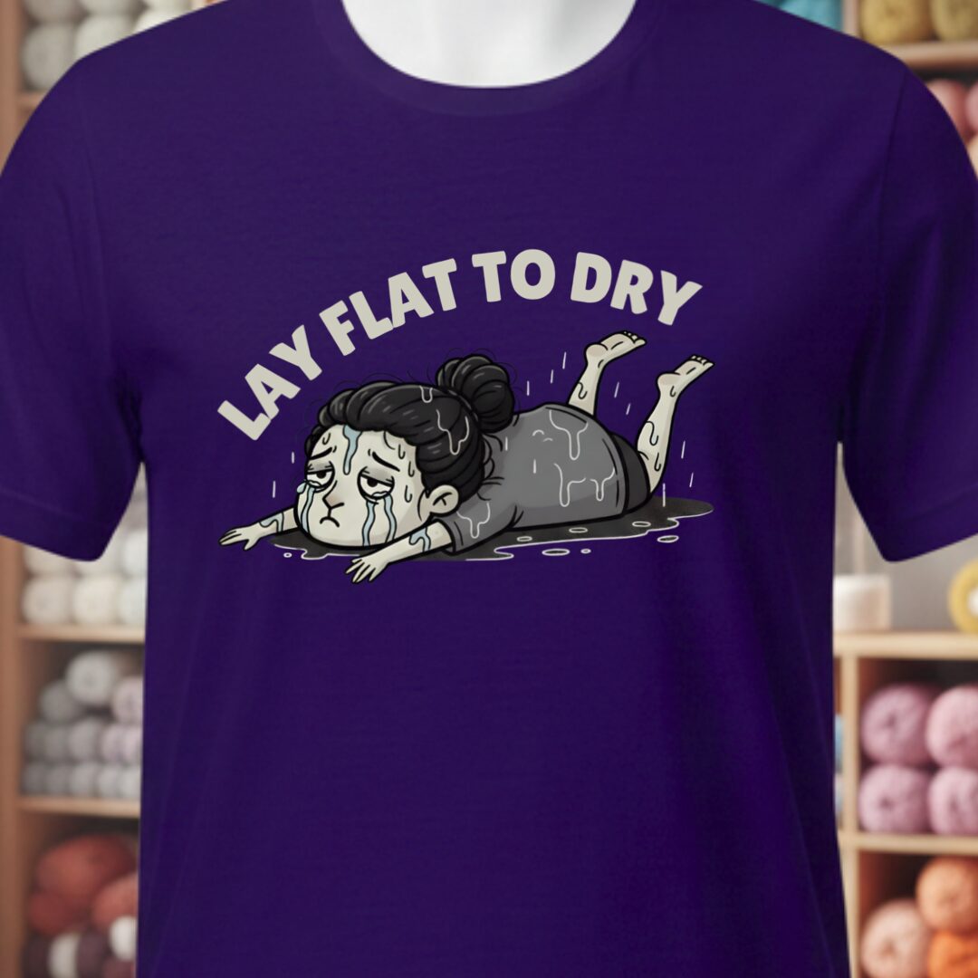 Lay Flat to Dry Woman T-Shirt Purple t-shirt