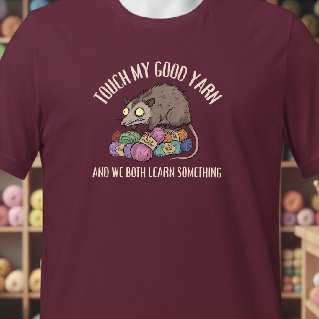 Learn Something T-Shirt Maroon t-shirt