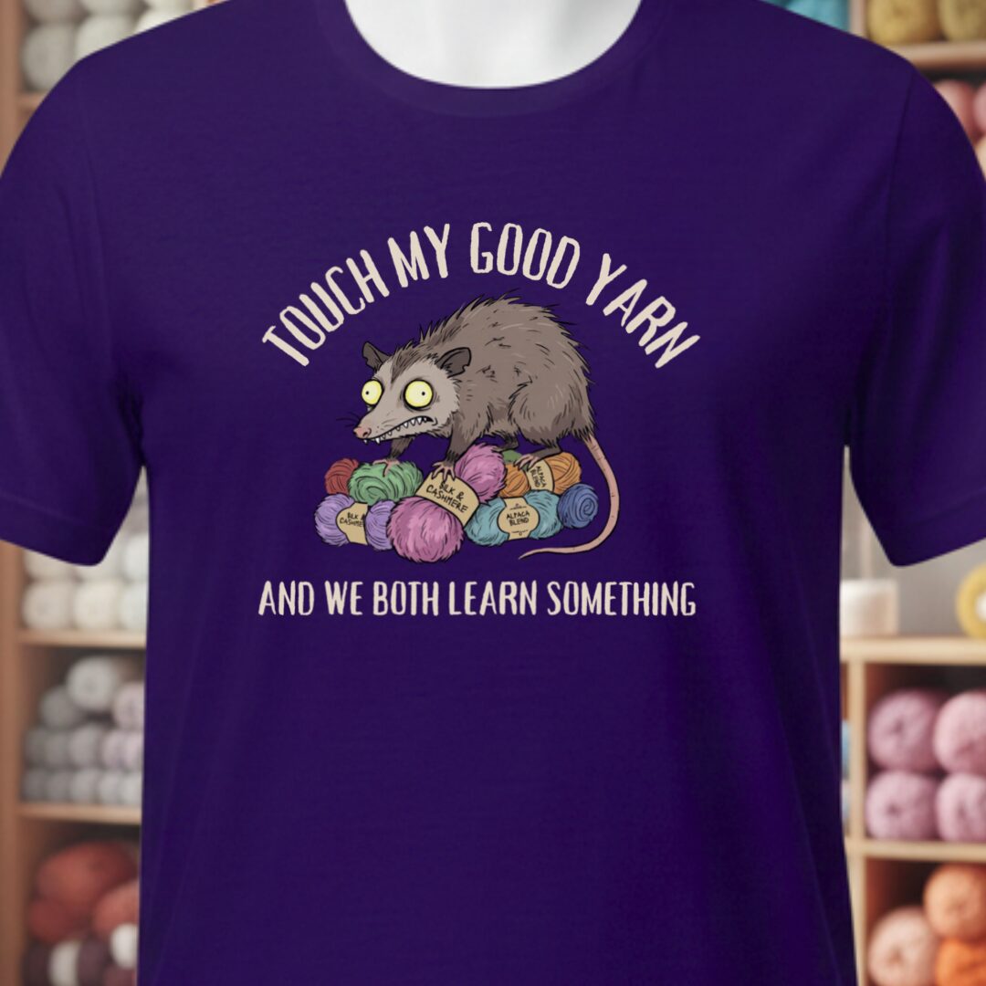 Learn Something T-Shirt Purple t-shirt