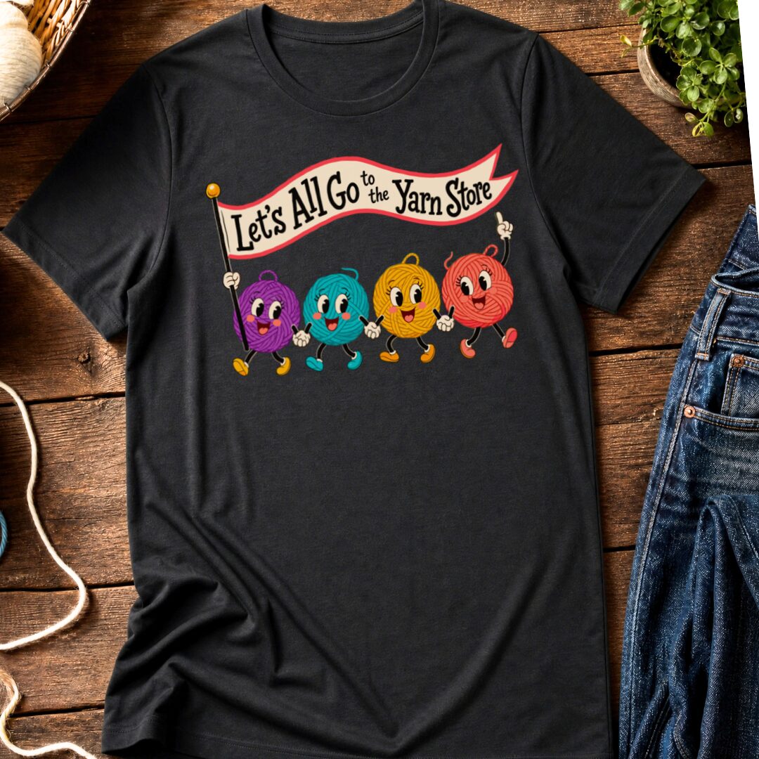 Let's All Go T-Shirt Black t-shirt