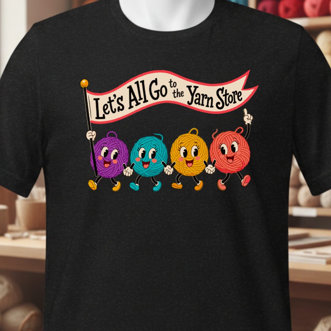 Let's All Go T-Shirt Black t-shirt