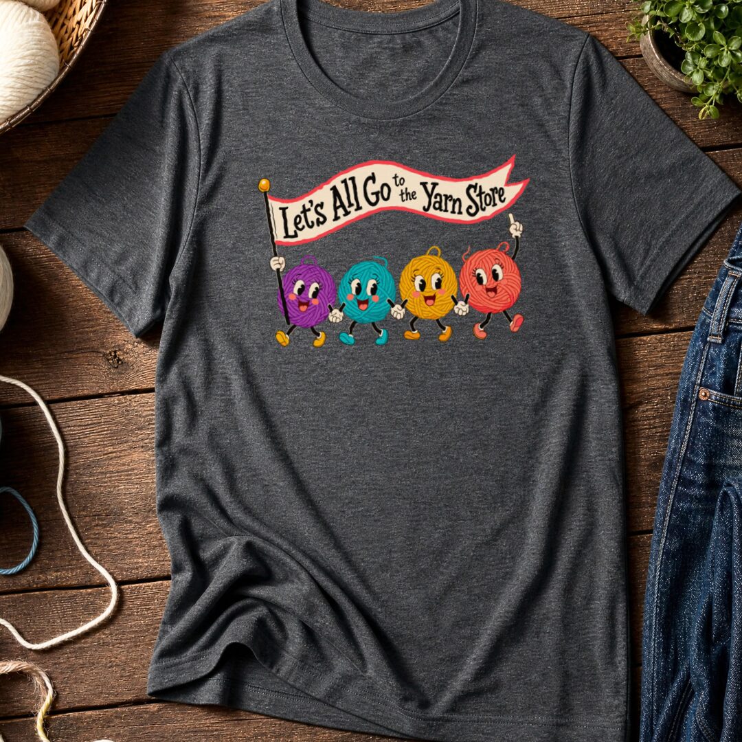 Let's All Go T-Shirt Dark Grey t-shirt