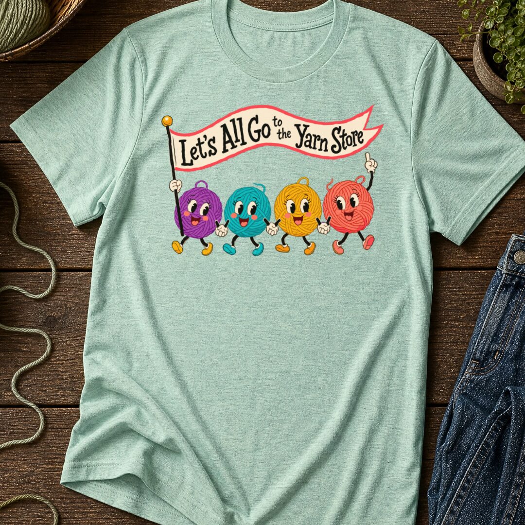 Let's All Go T-Shirt Sea Breeze t-shirt