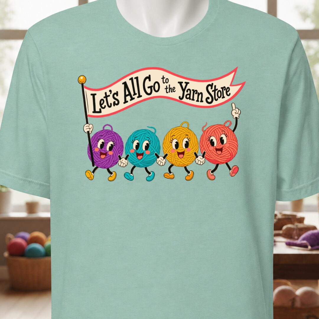 Let's All Go T-Shirt Sea Breeze t-shirt