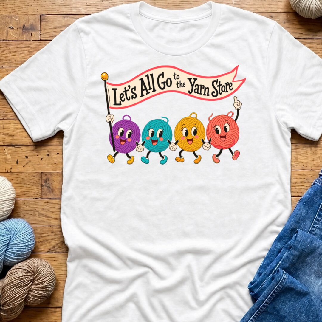Let's All Go T-Shirt White t-shirt