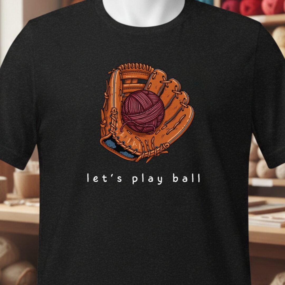 Let's Play Ball T-Shirt Black t-shirt