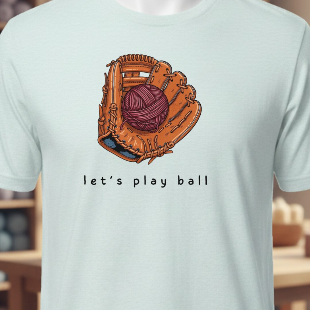 Let's Play Ball T-Shirt Ice Blue t-shirt