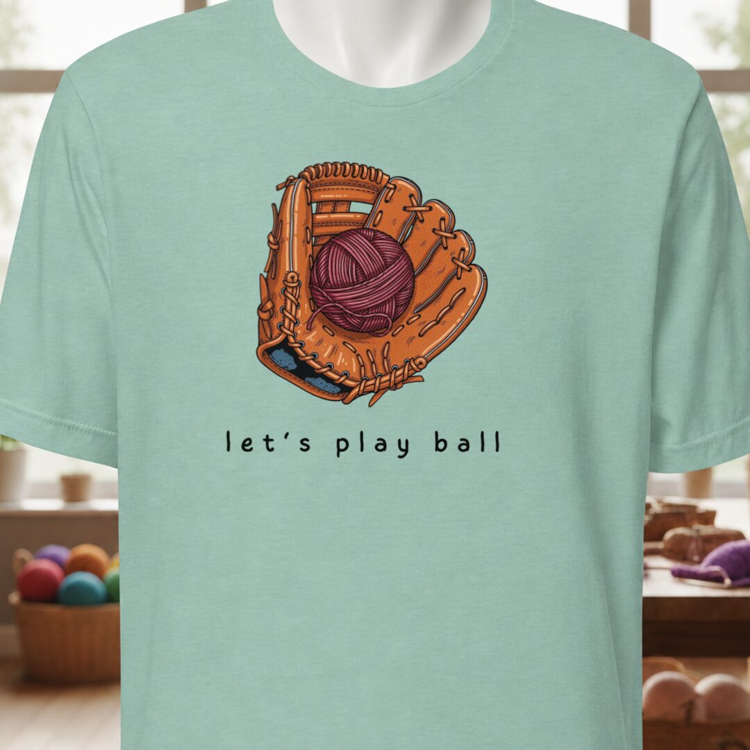 Let's Play Ball T-Shirt Sea Breeze t-shirt