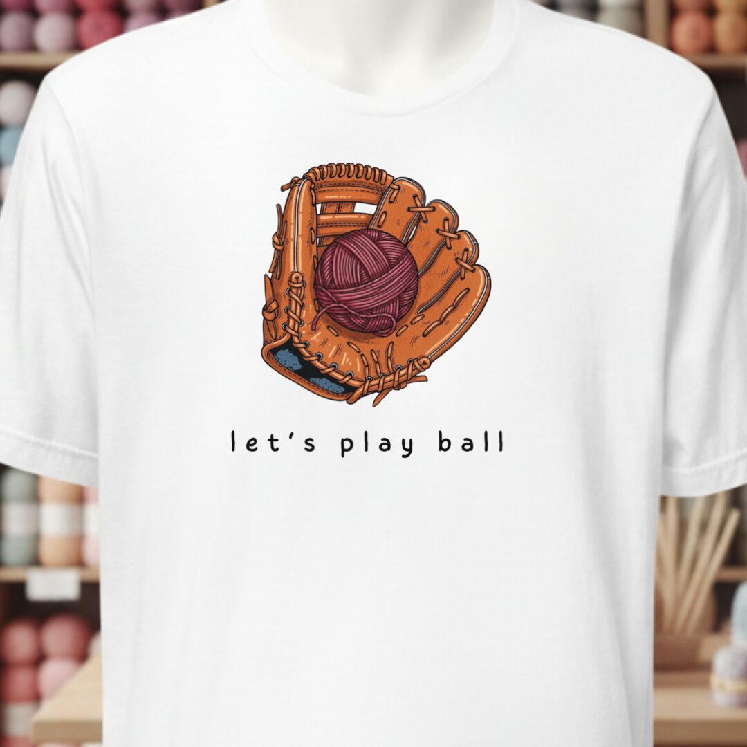 Let's Play Ball T-Shirt White t-shirt