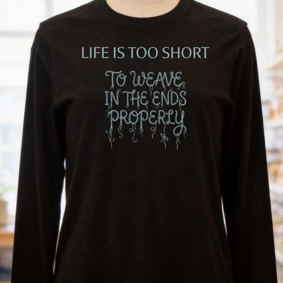Life Is Short Black Long Sleeve Tee.jpg