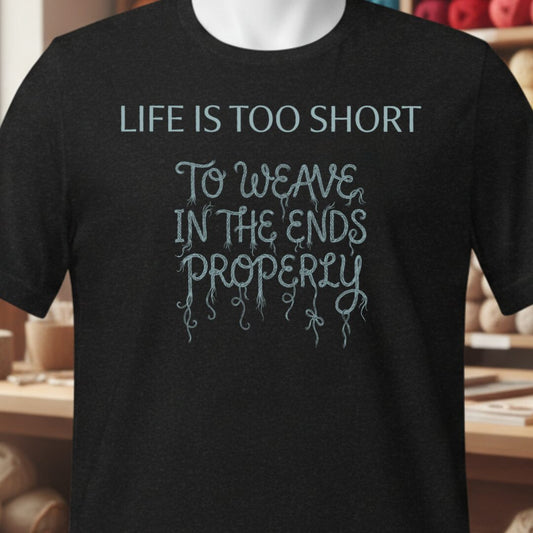 Life Is Short Black T-Shirt.jpg