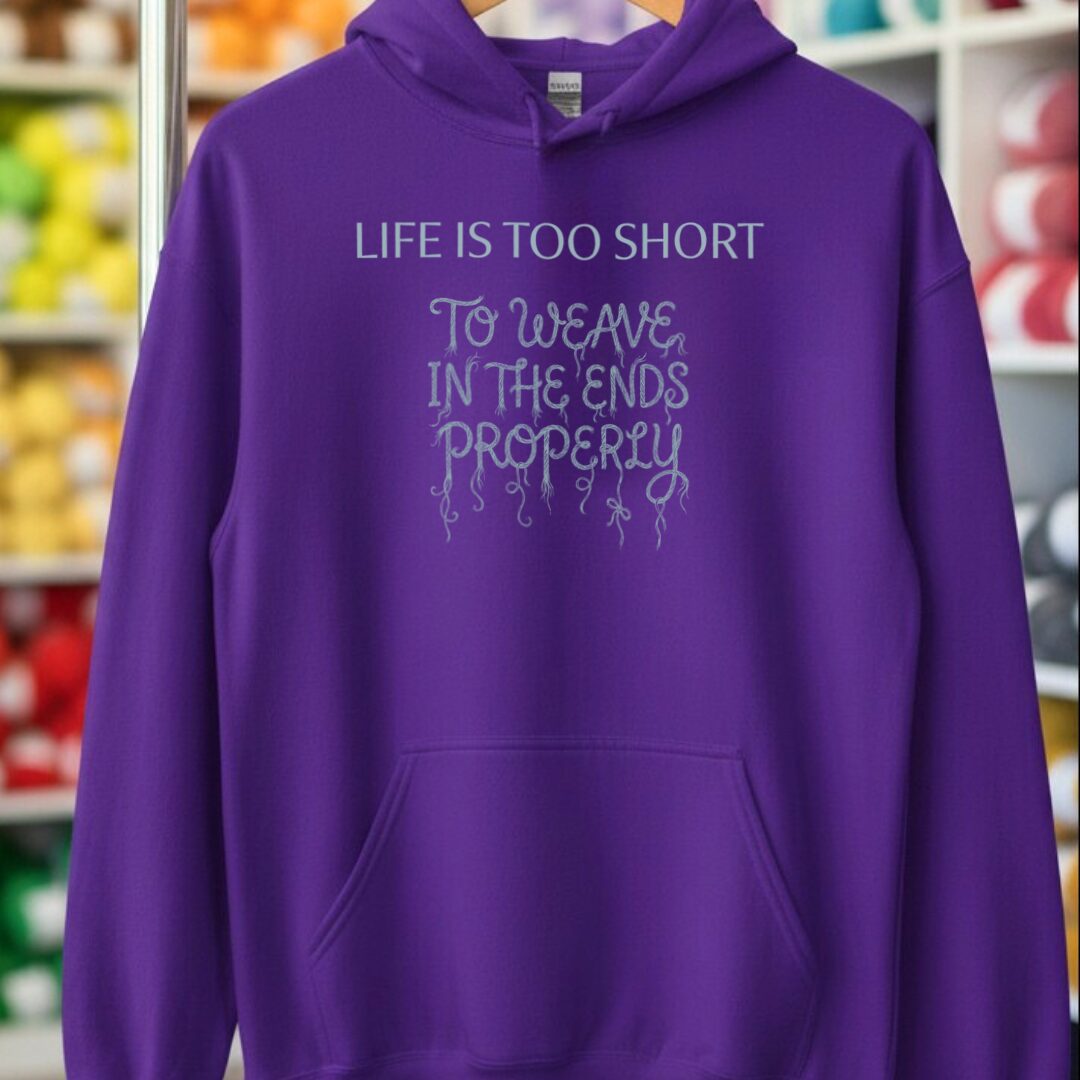 Life Is Short Purple Hoodie.jpg