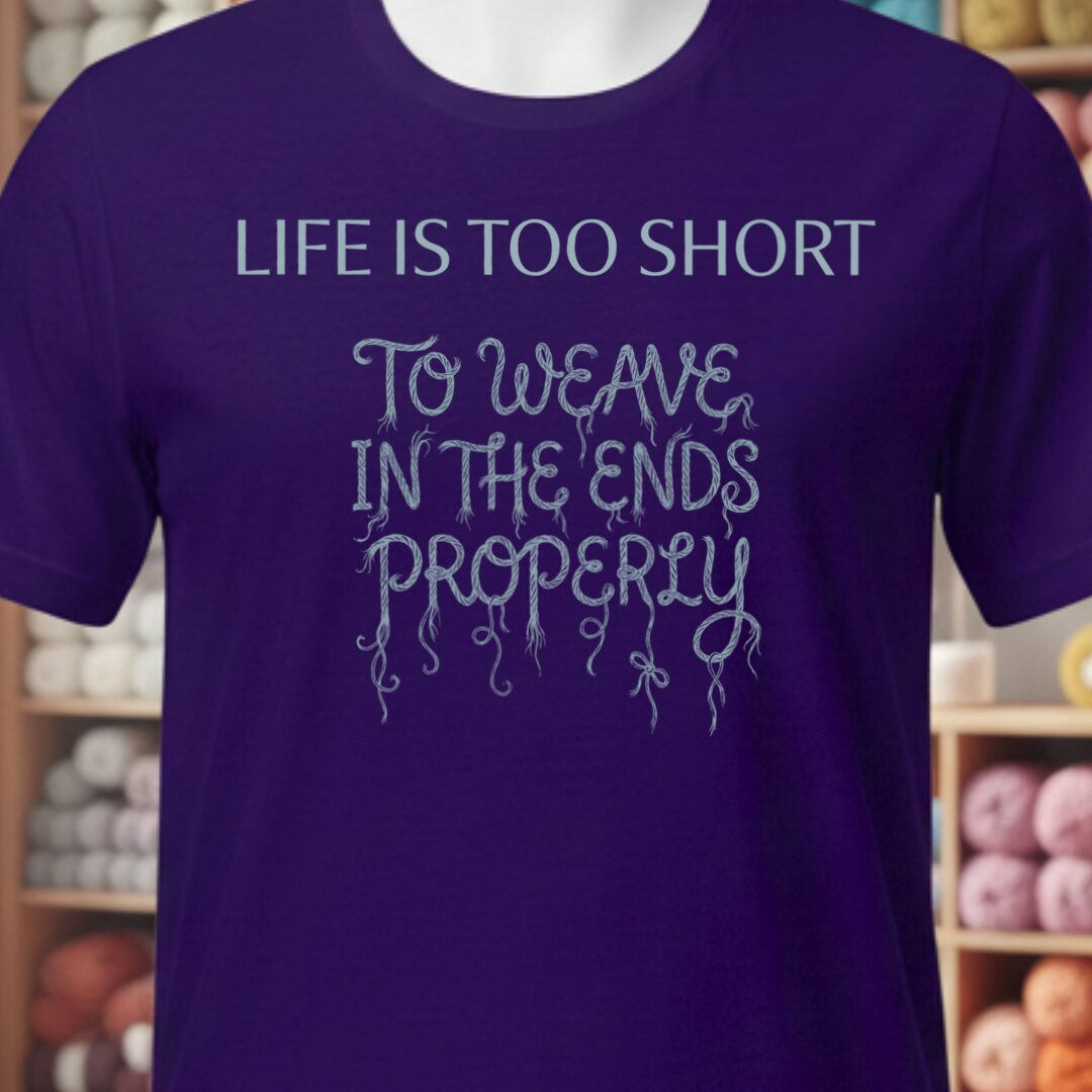 Life Is Short Purple T-Shirt.jpg