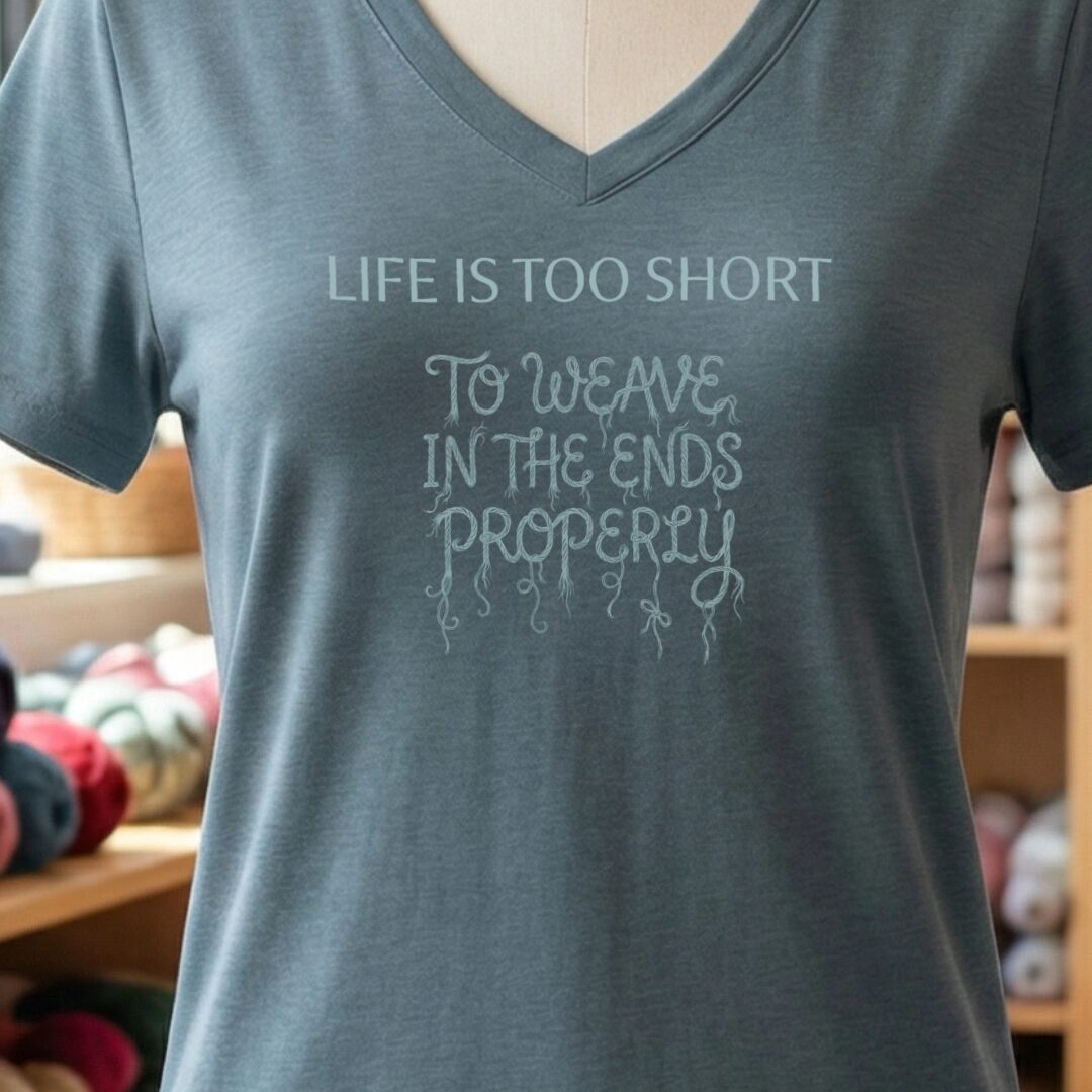 Life Is Short Slate V Neck.jpg