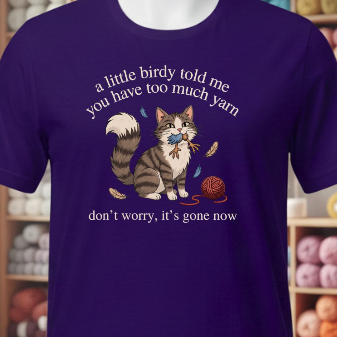 Little Birdy T-Shirt Purple t-shirt