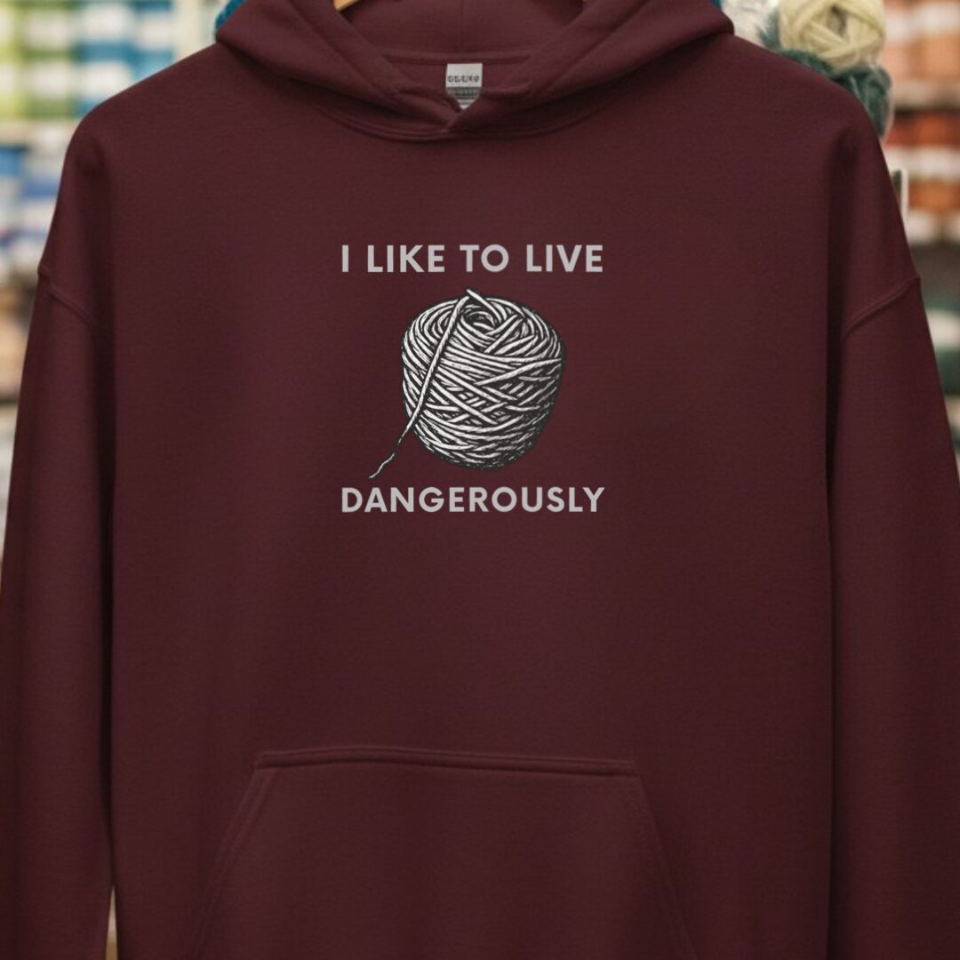 Live Dangerously Maroon Hoodie.jpg