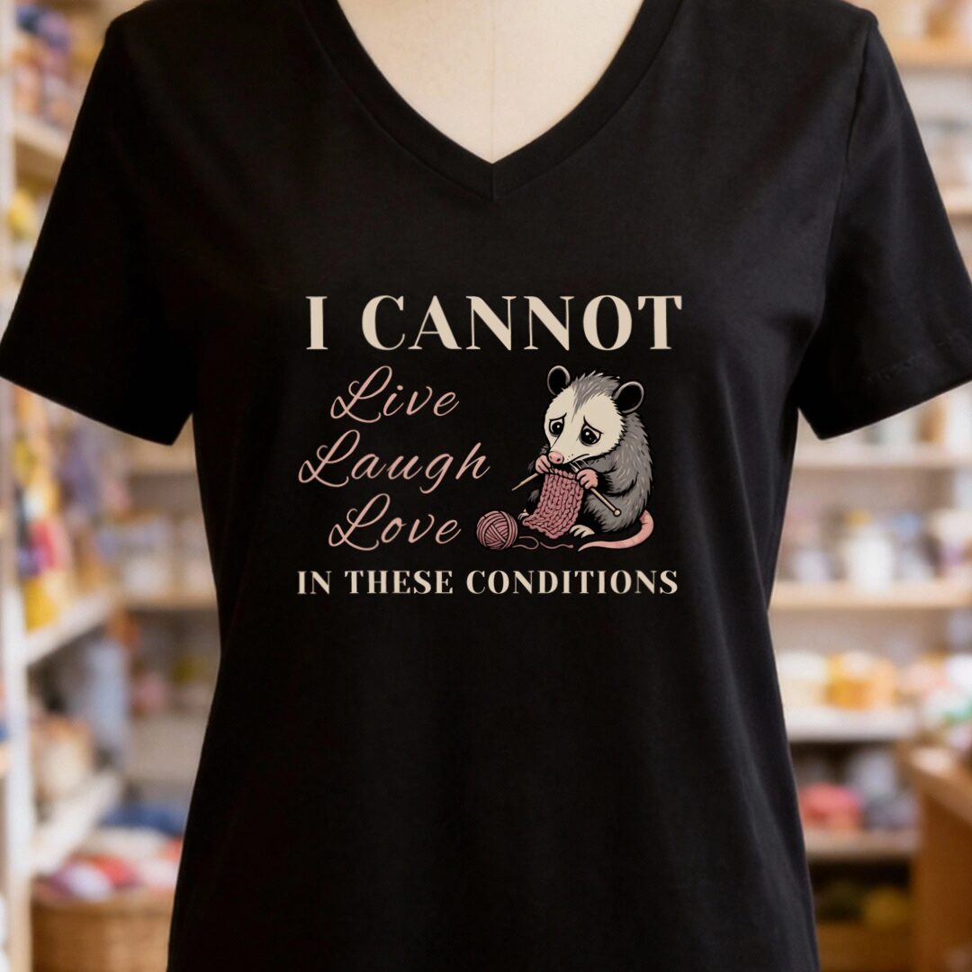 Live, Laugh, Love V-Neck T-Shirt Black t-shirt