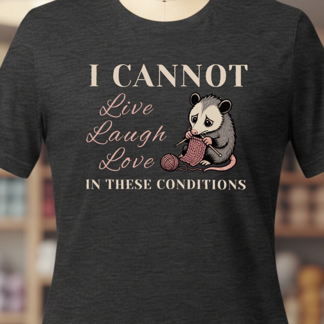 Live, Laugh, Love T-Shirt Dark Grey t-shirt
