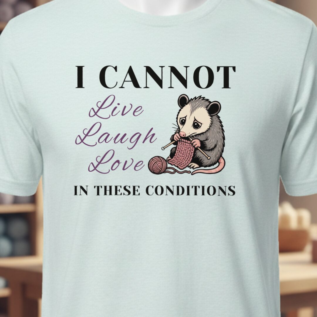 Live, Laugh, Love T-Shirt Ice Blue t-shirt