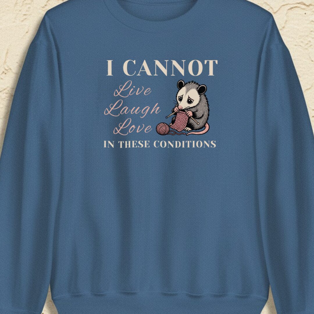 Live, Laugh, Love Indigo Blue Sweatshirt.jpg