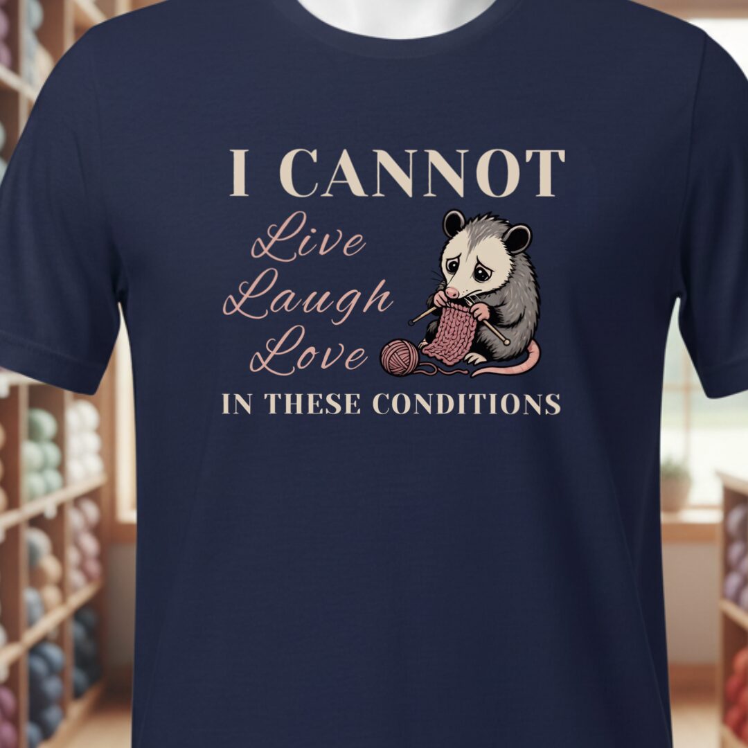 Live, Laugh, Love T-Shirt Navy t-shirt