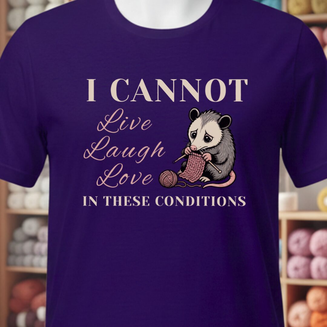 Live, Laugh, Love T-Shirt Purple t-shirt