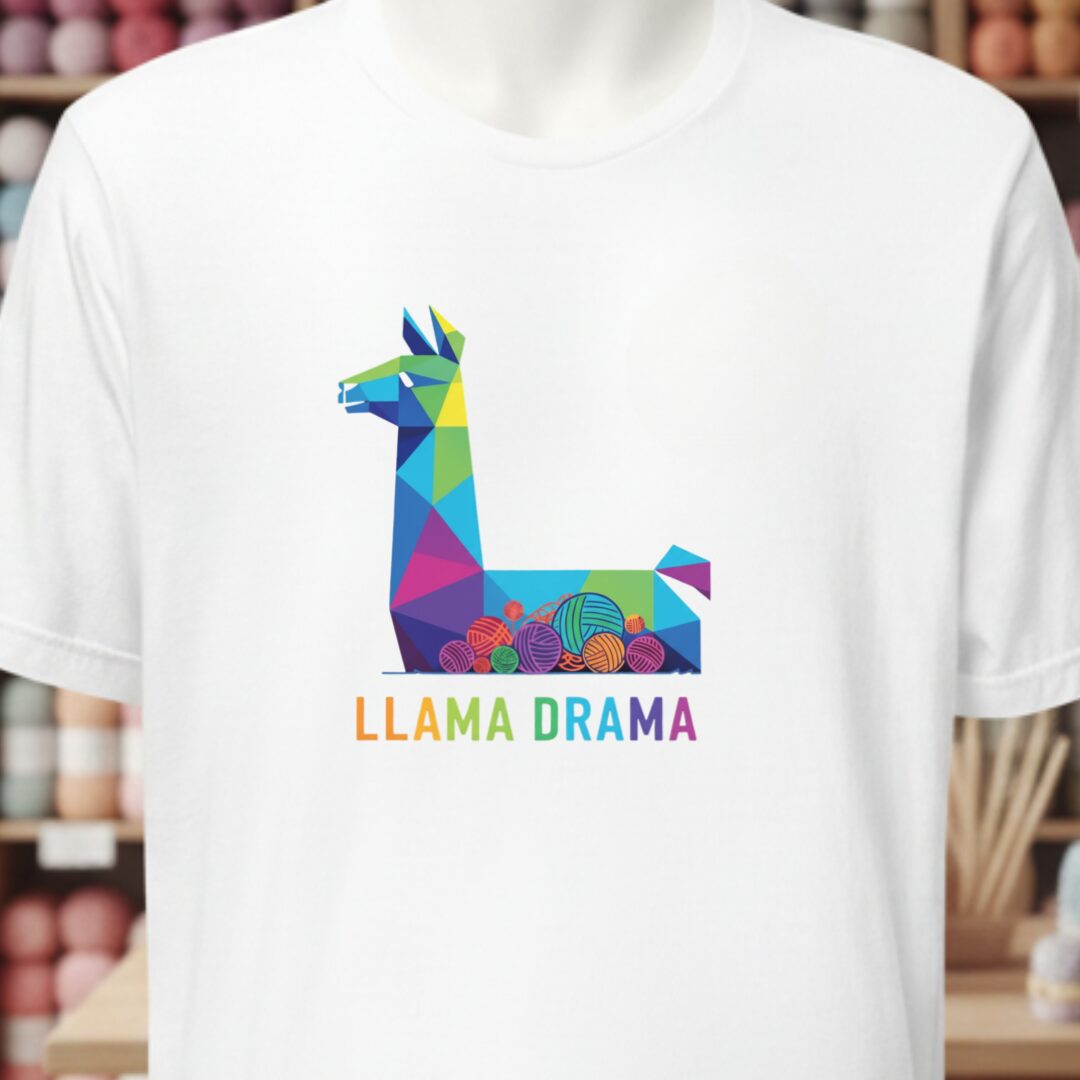 Llama Drama T-Shirt White t-shirt