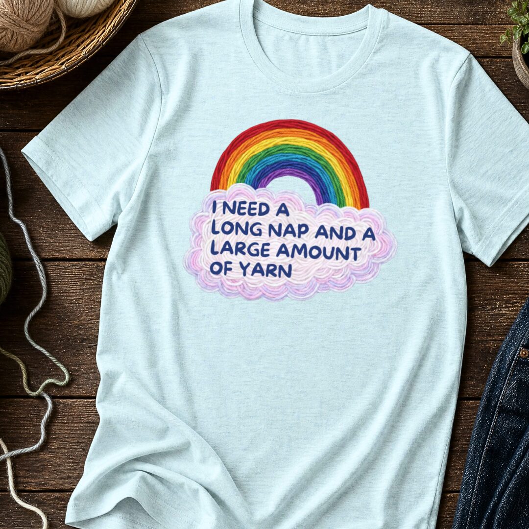 Long Nap T-Shirt Ice Blue t-shirt