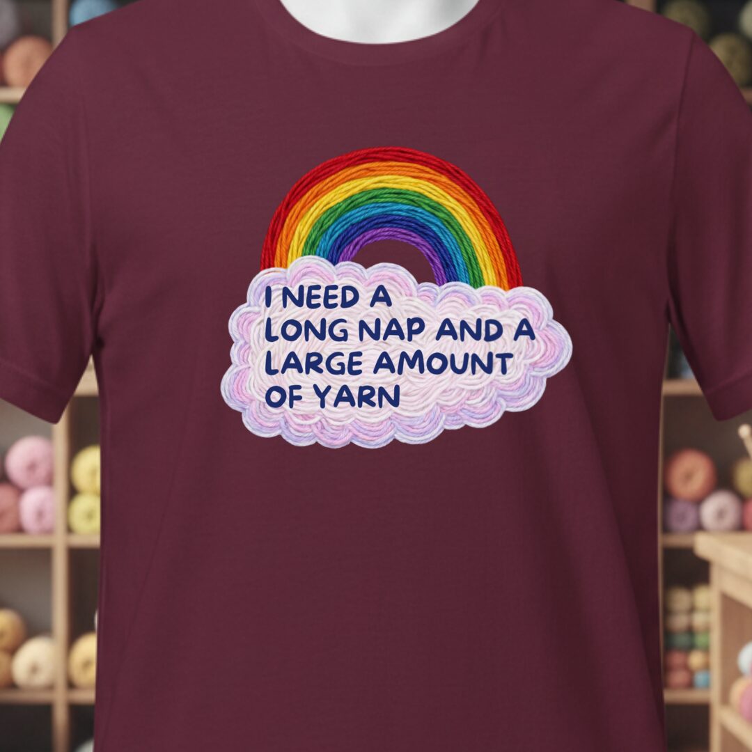 Long Nap T-Shirt Maroon t-shirt