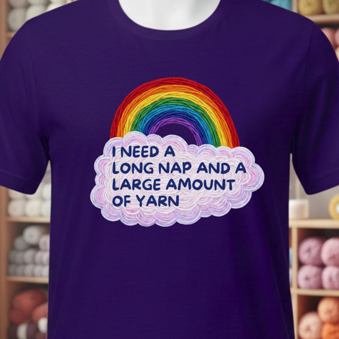 Long Nap T-Shirt Purple t-shirt