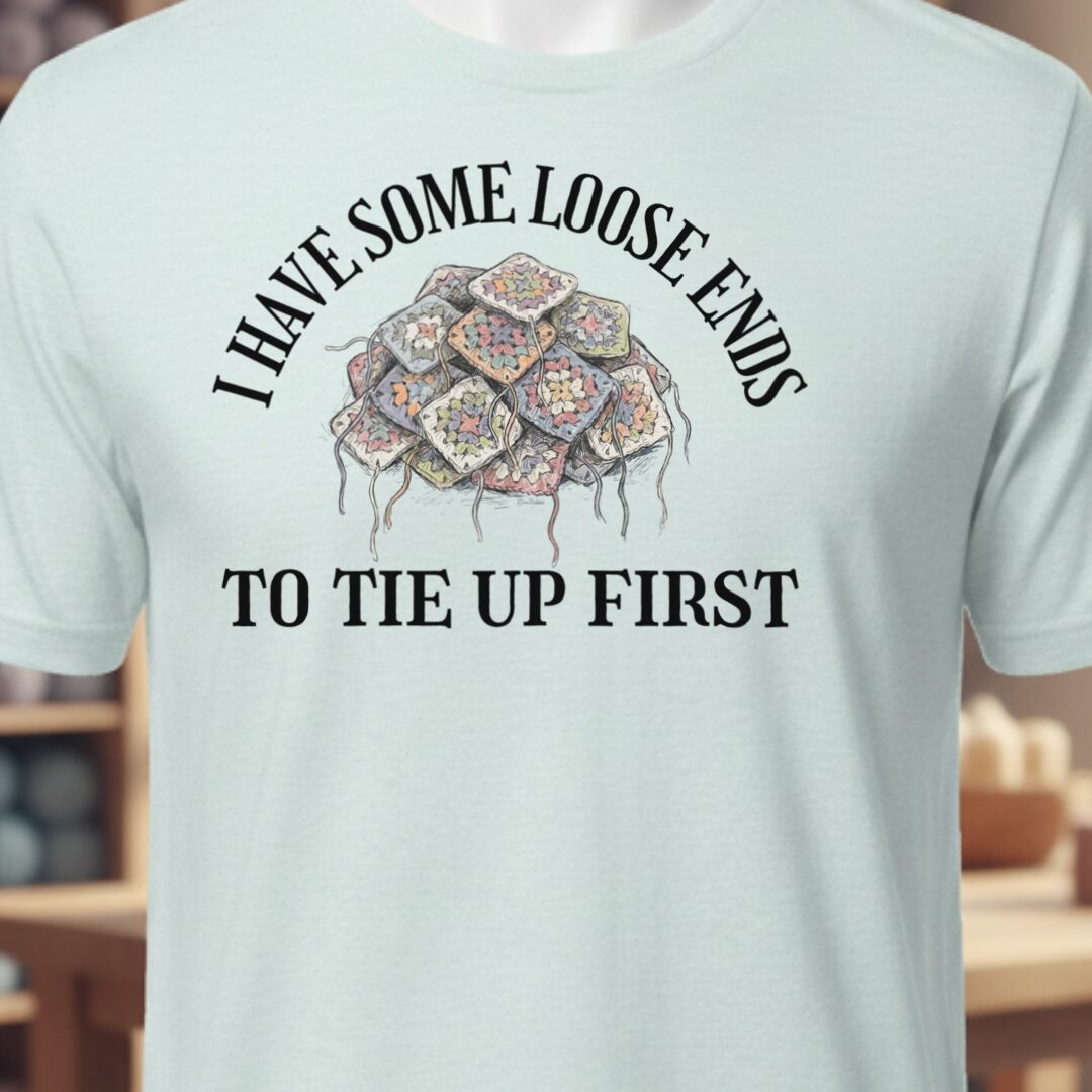 Loose Ends T-Shirt Ice Blue t-shirt