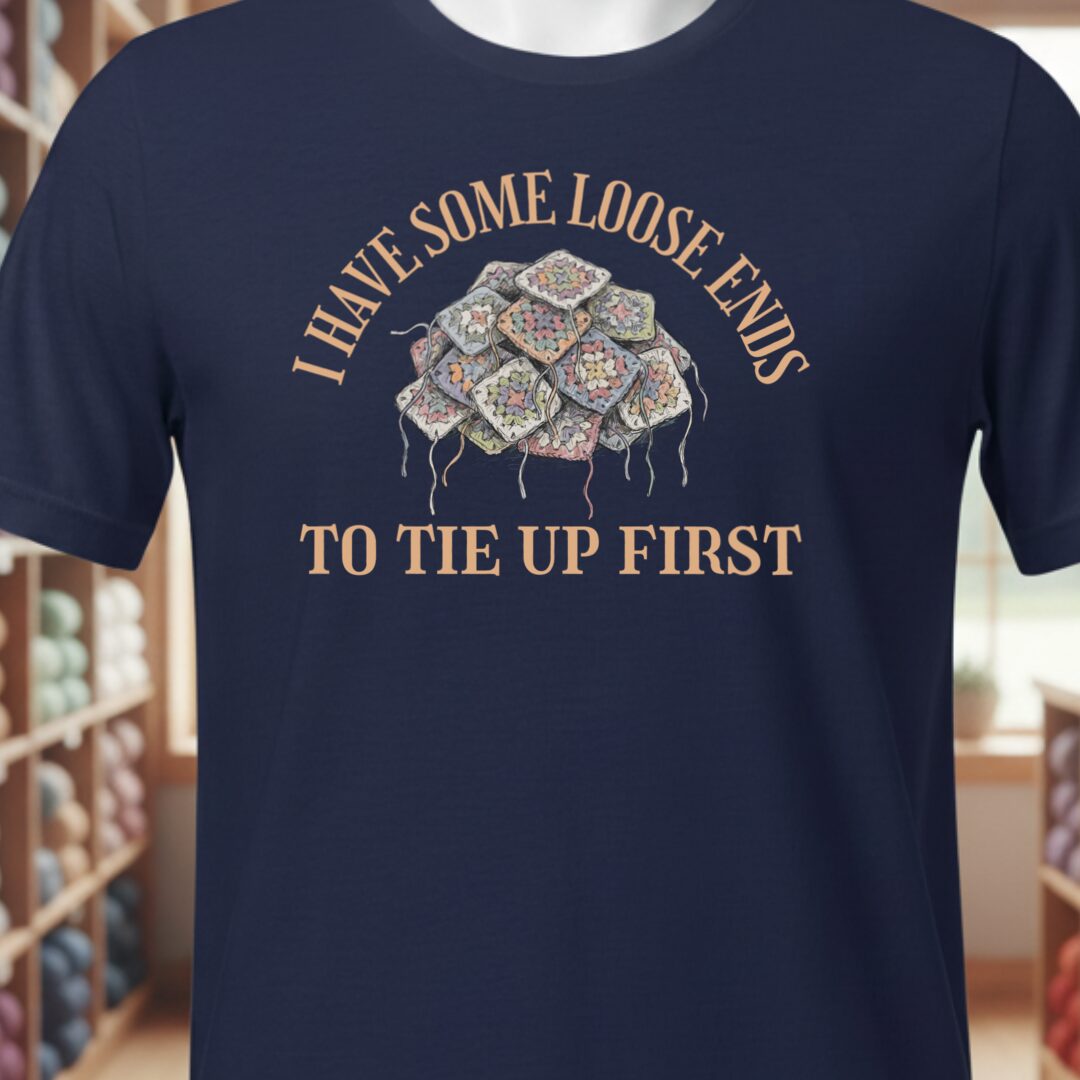 Loose Ends T-Shirt Navy t-shirt