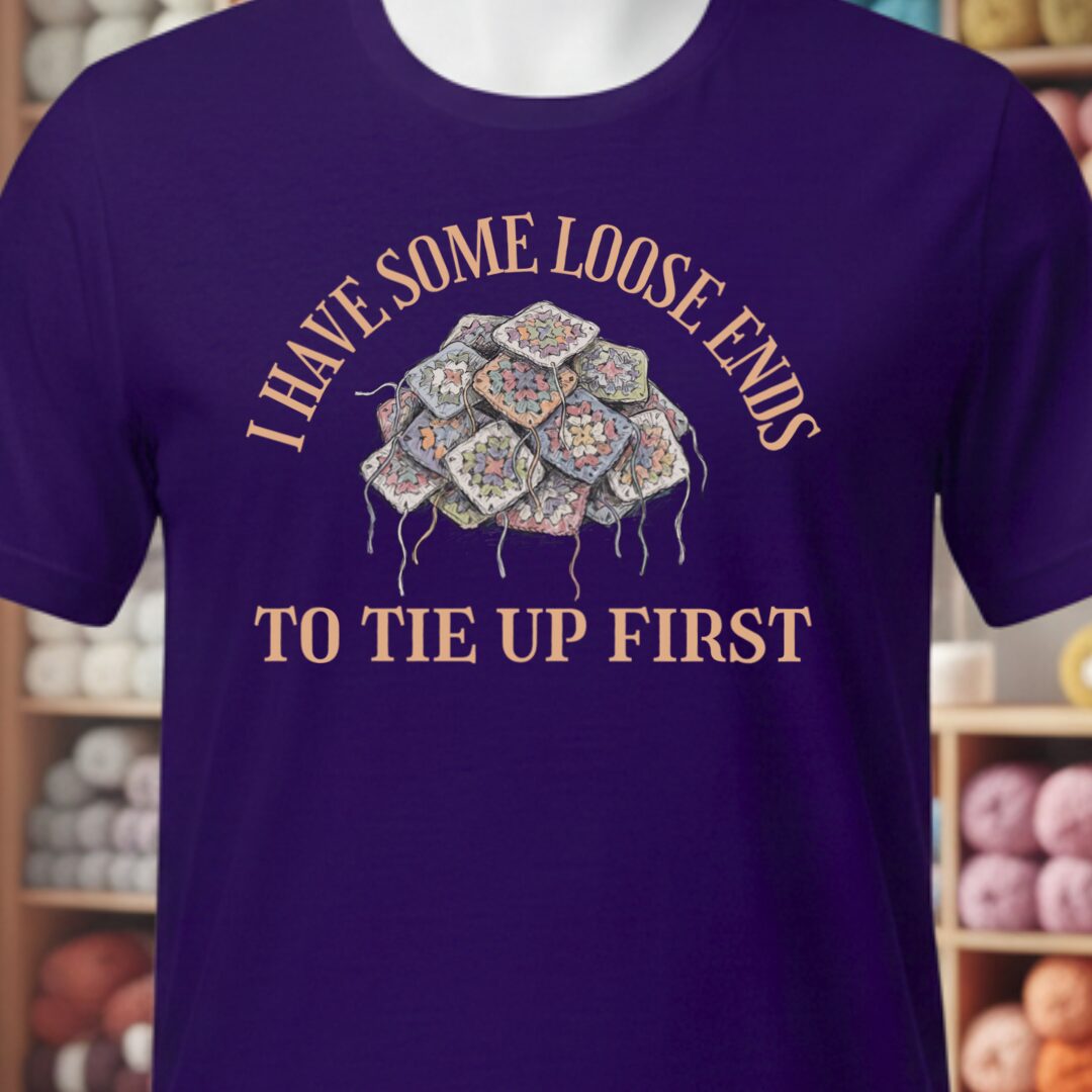 Loose Ends T-Shirt Purple t-shirt