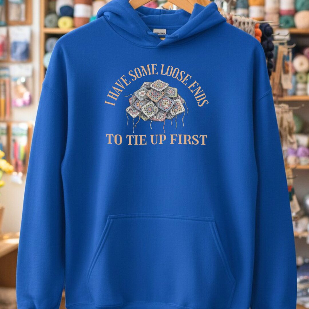 Loose Ends Hoodie Royal t-shirt