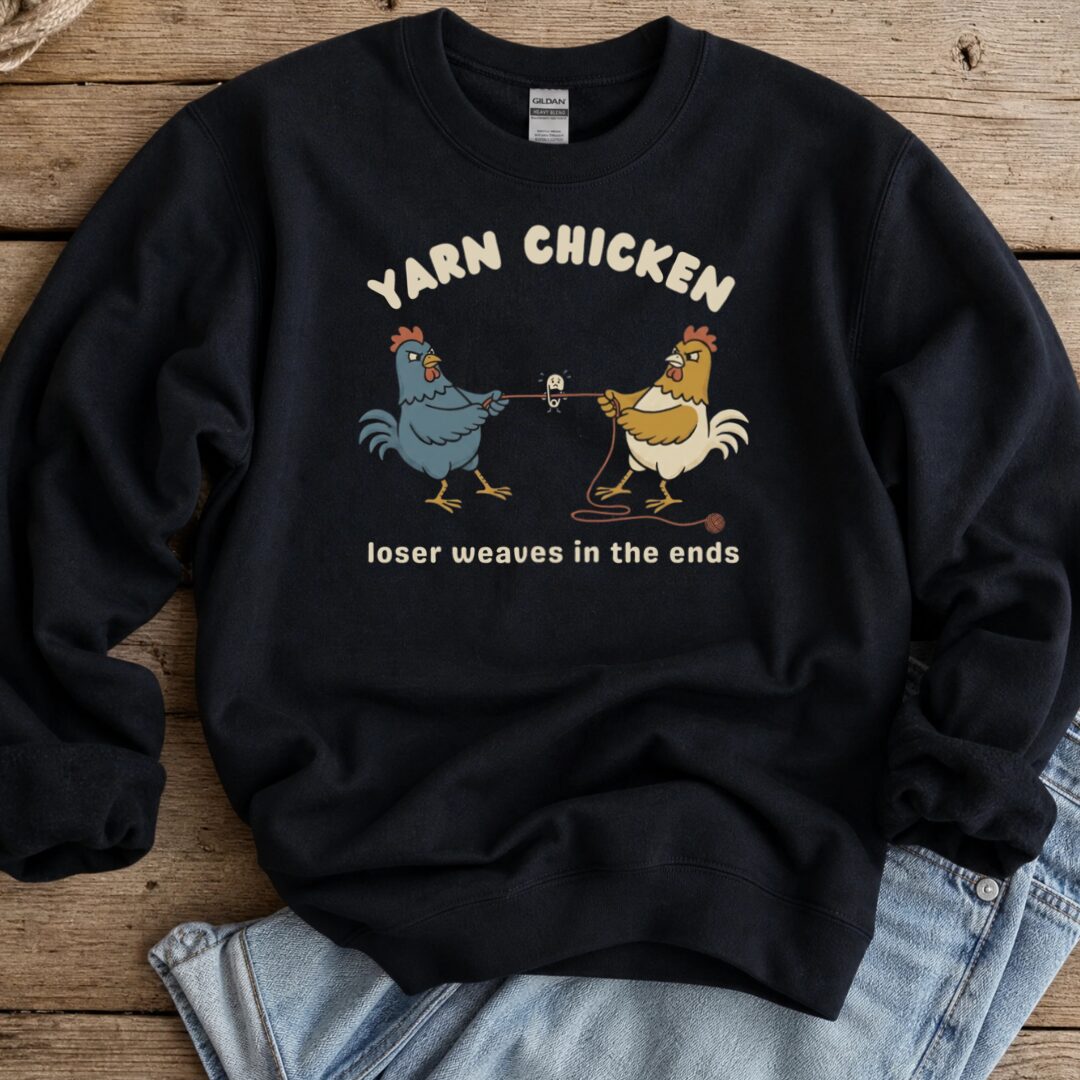 Loser Weaves The Ends Sweatshirt Black t-shirt