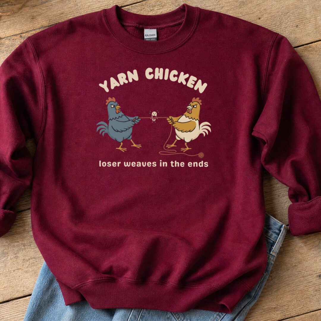 Loser Weaves The Ends Sweatshirt Maroon t-shirt