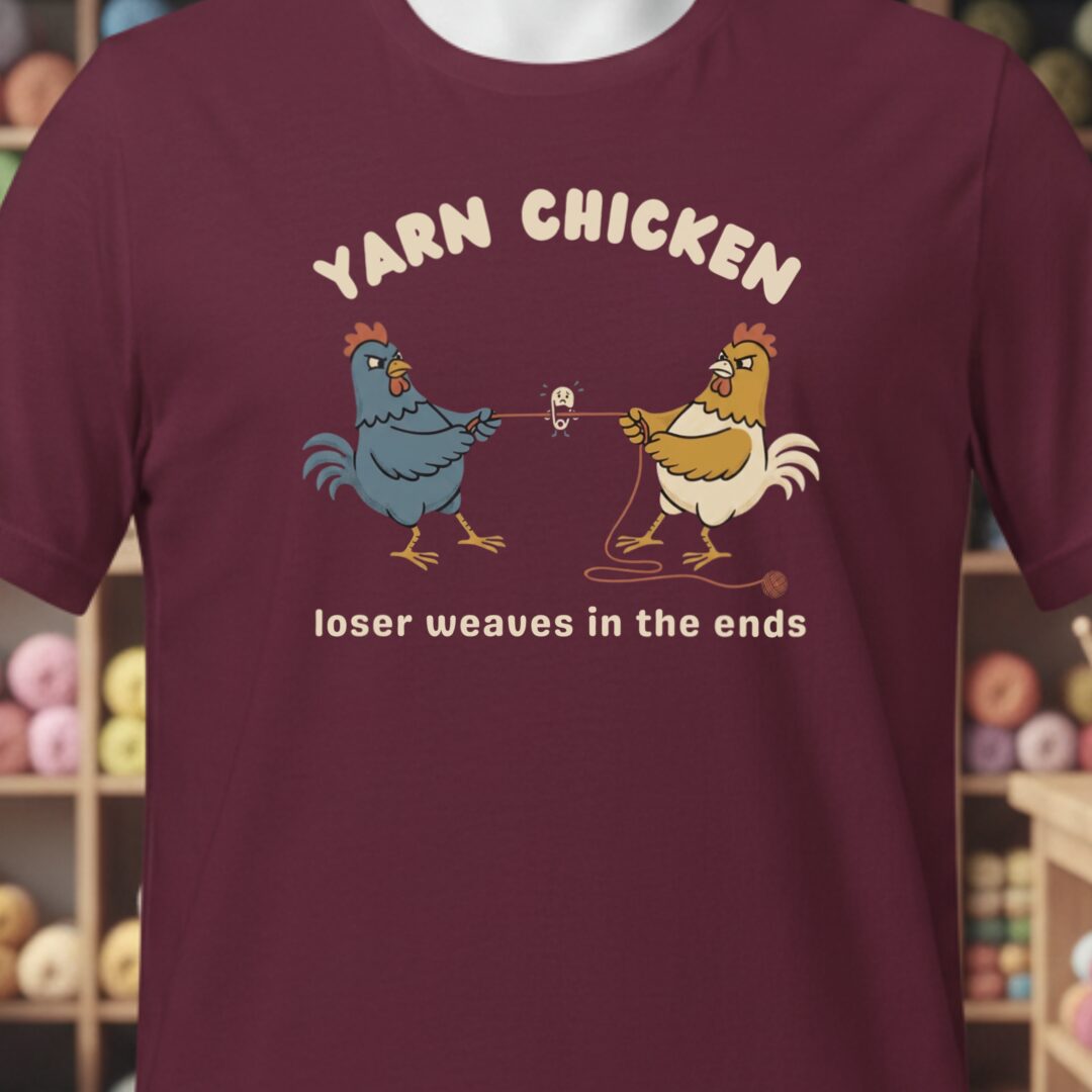 Loser Weaves The Ends T-Shirt Maroon t-shirt