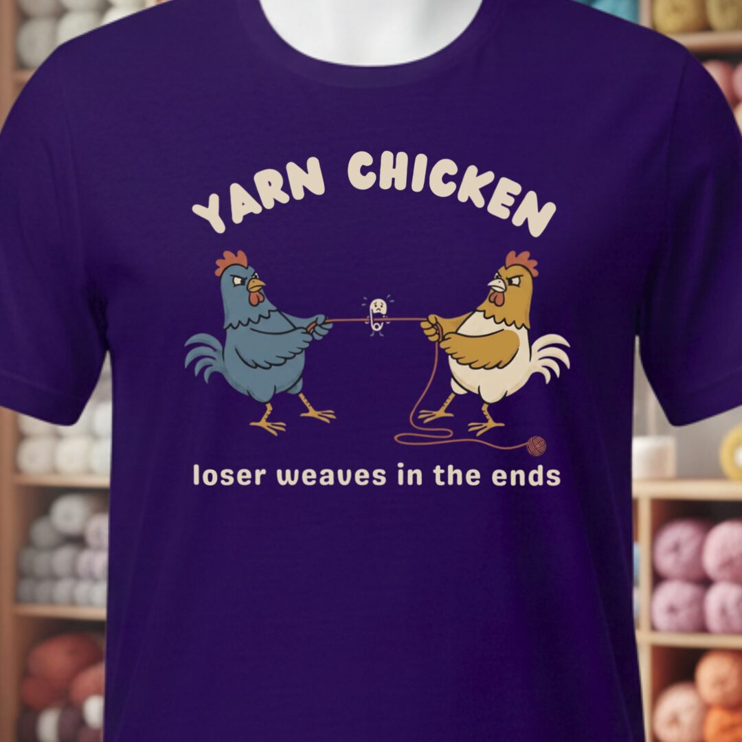 Loser Weaves The Ends T-Shirt Purple t-shirt