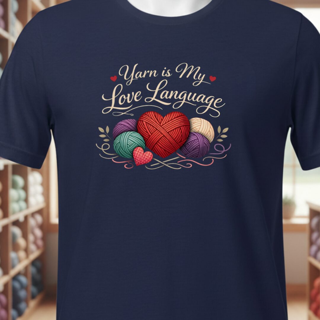 Love Language T-Shirt Navy t-shirt
