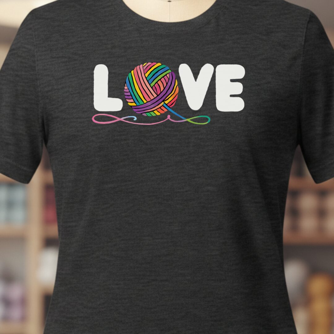 Love Yarn T-Shirt Dark Grey t-shirt