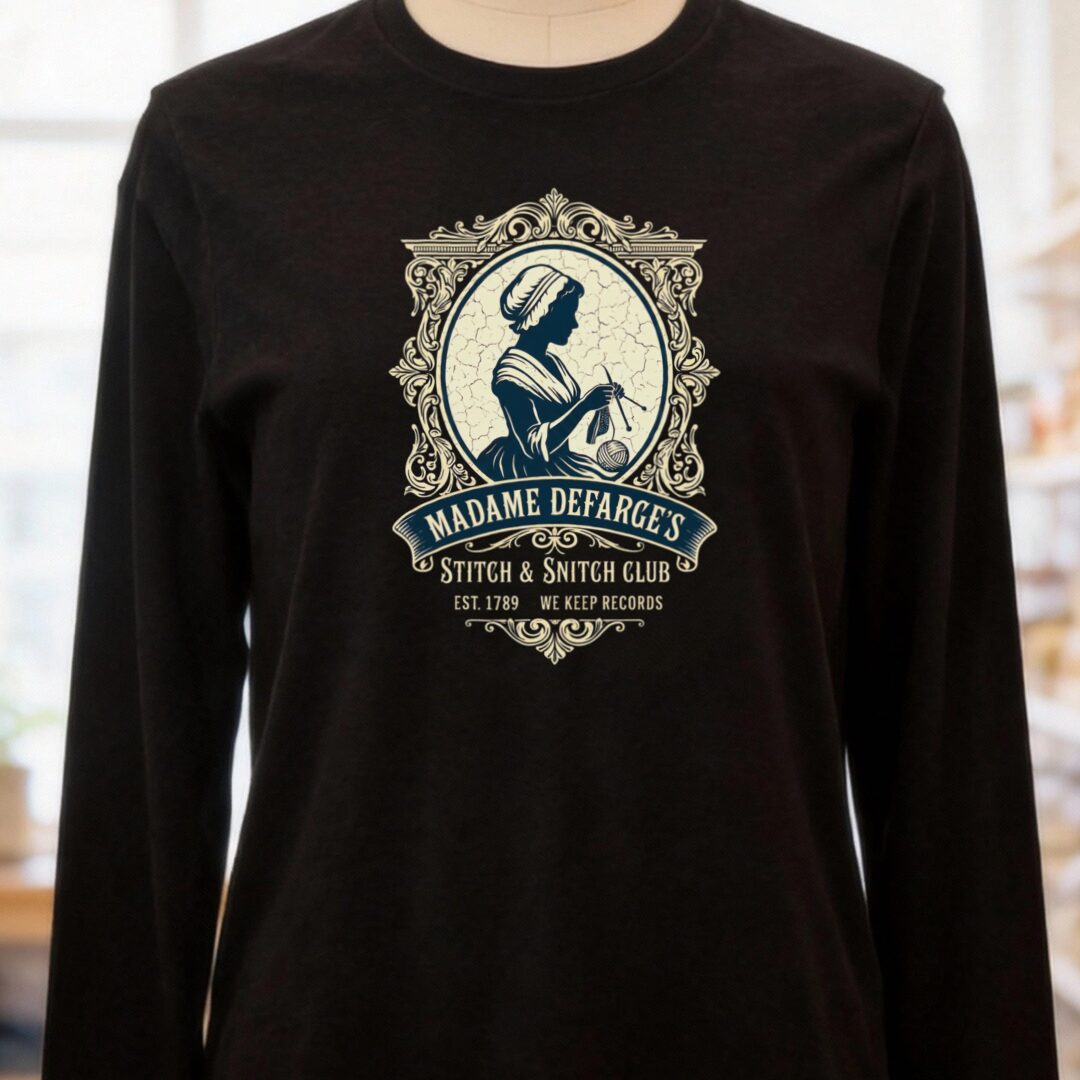 Madame Defarge Club Long Sleeve Tee Black t-shirt
