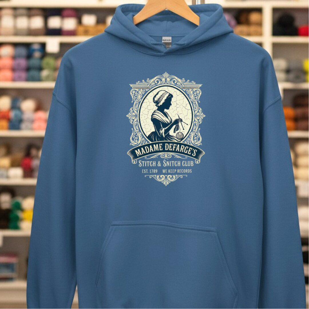 Madame Defarge Club Indigo Blue Hoodie.jpg
