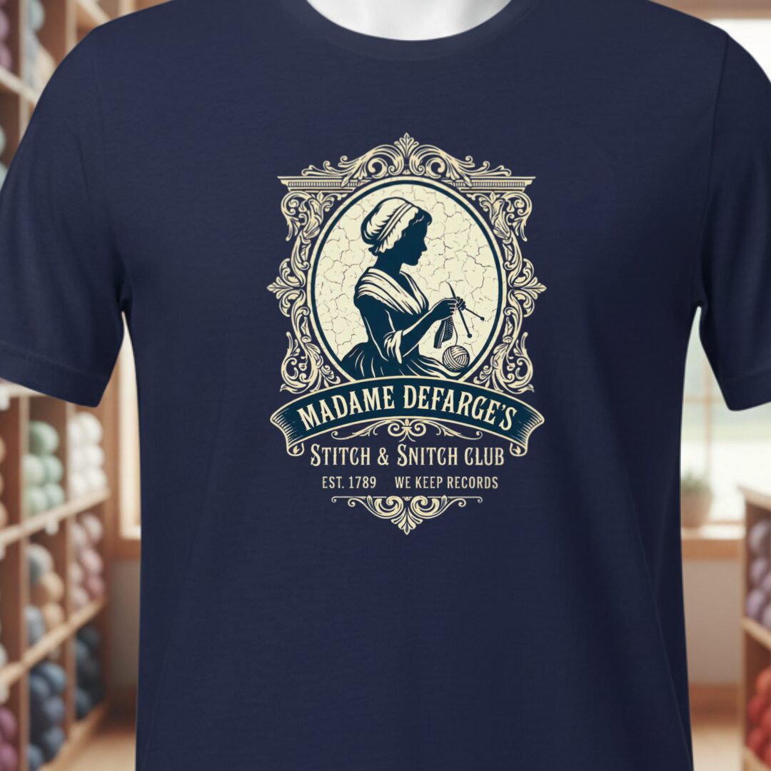 Madame Defarge Club T-Shirt Navy t-shirt