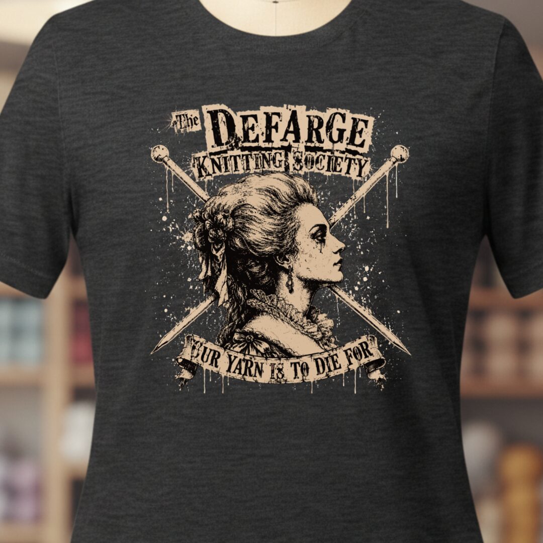 Madame Defarge Society T-Shirt Dark Grey t-shirt