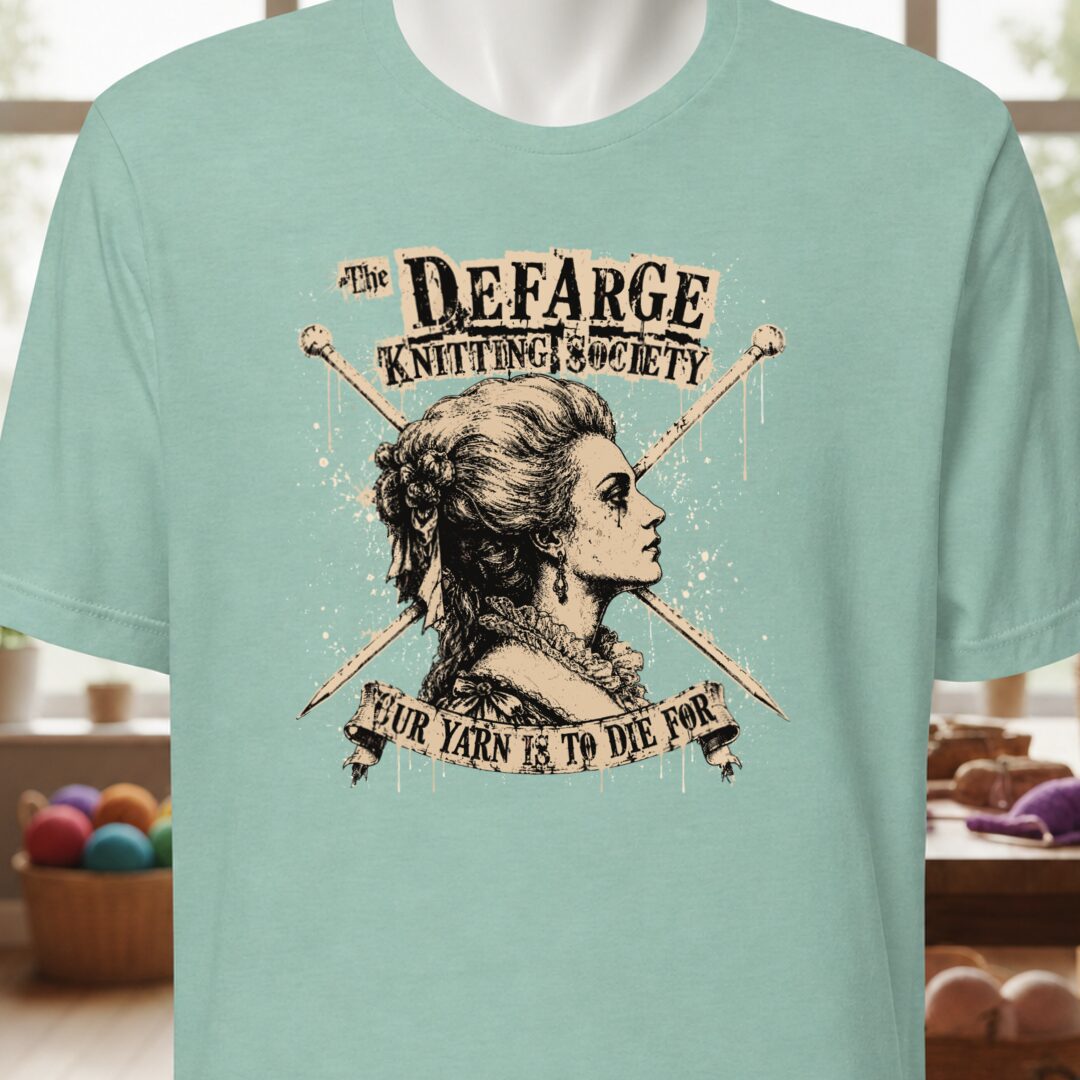 Madame Defarge Society Sea Breeze T-Shirt.jpg