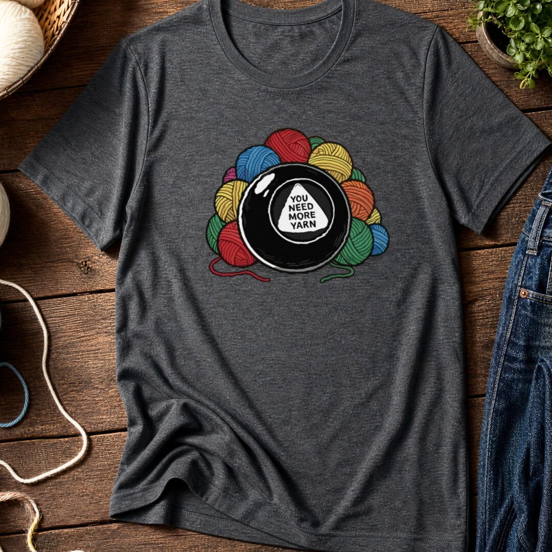 Magic Yarn Ball T-Shirt Dark Grey t-shirt
