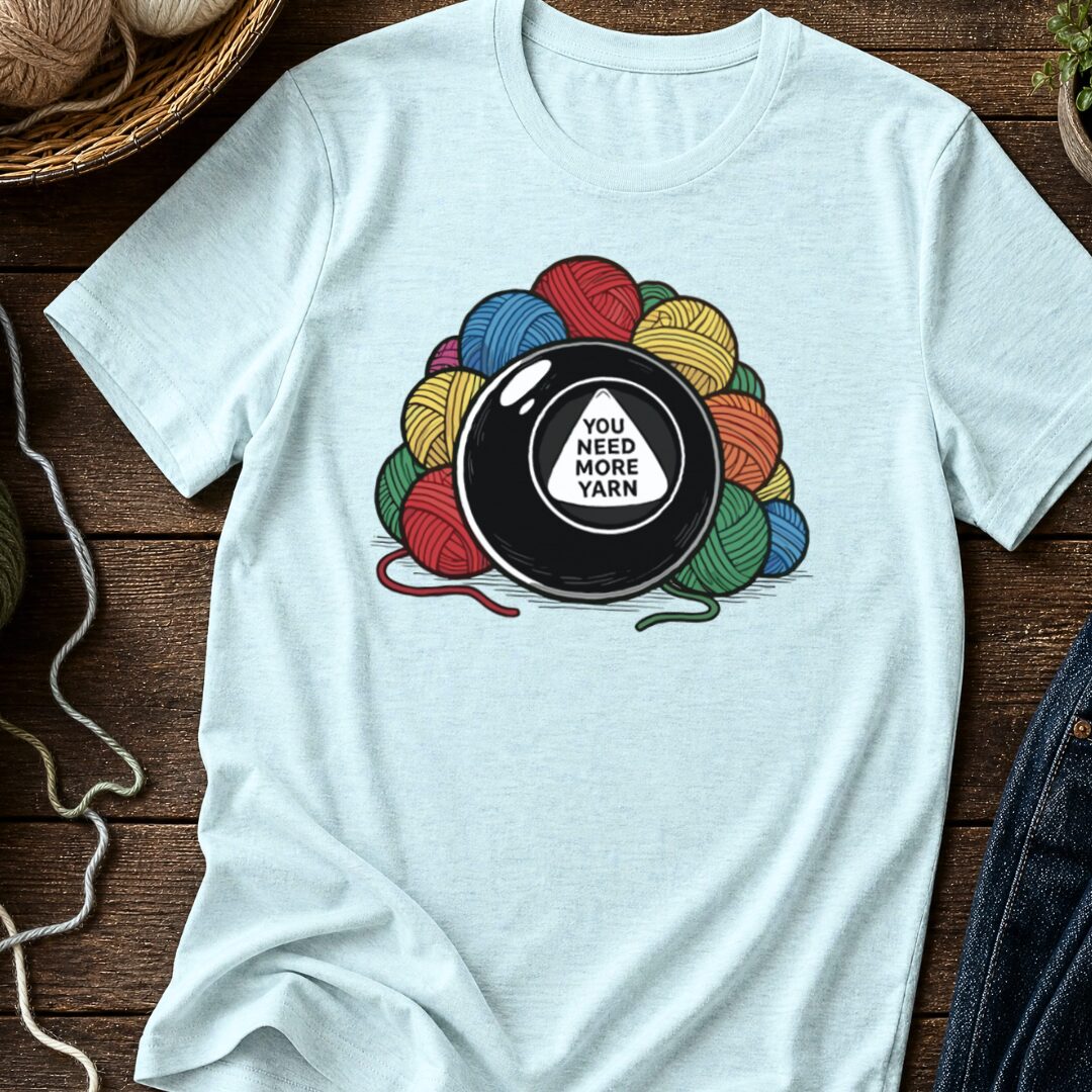 Magic Yarn Ball T-Shirt Ice Blue t-shirt
