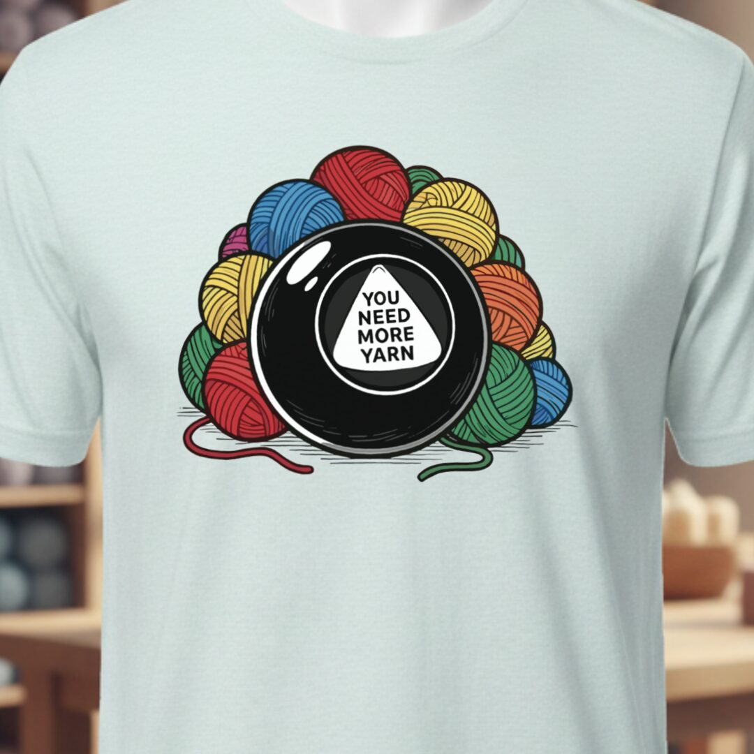 Magic Yarn Ball T-Shirt Ice Blue t-shirt