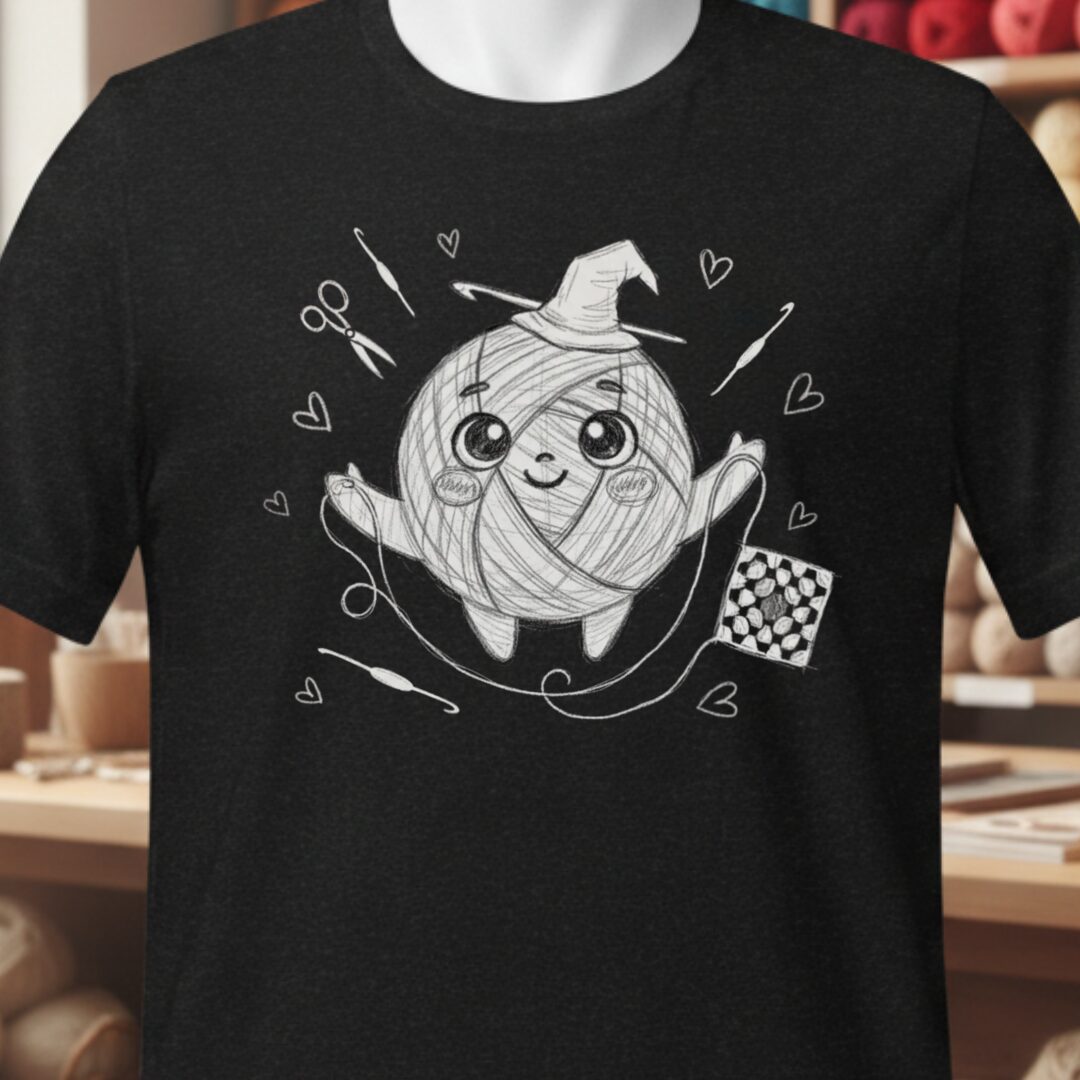 Magic Yarn T-Shirt Black t-shirt